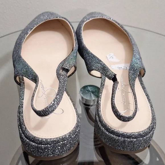 Jessica Simpson Glittery Slingbacks - Picture 6 of 9